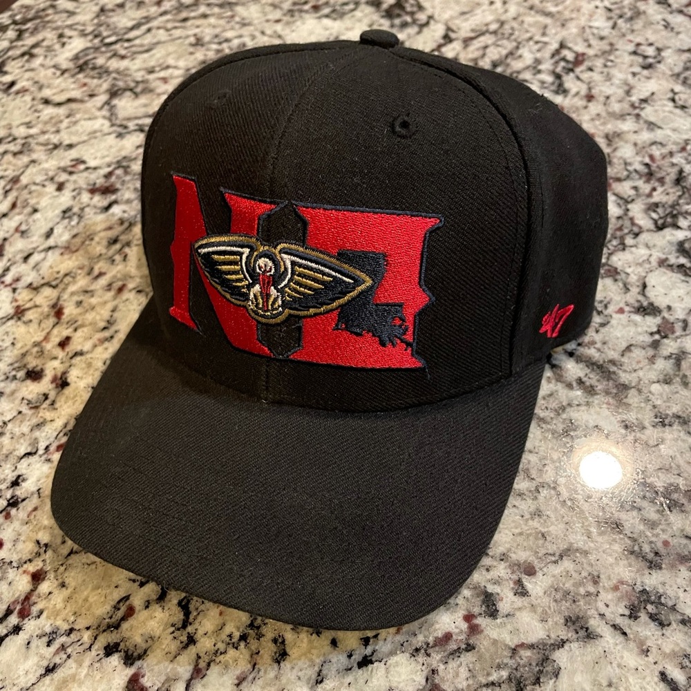 New Orleans Pelicans 47 brand NBA basketball hat cap veterans adjustable lids